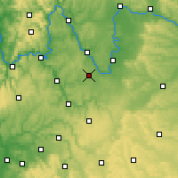 Nearby Forecast Locations - Giebelstadt - Map
