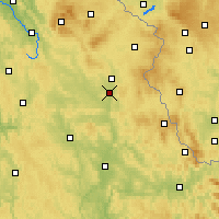 Nearby Forecast Locations - Weiden in der Oberpfalz - Map