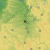 Nearby Forecast Locations - Fürth - Map