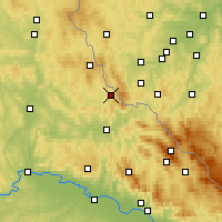 Nearby Forecast Locations - Waldmünchen - Map