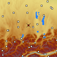 Nearby Forecast Locations - Schongau - Map