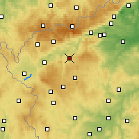 Nearby Forecast Locations - Karlovy Vary - Map