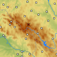 Nearby Forecast Locations - Churanov - Map