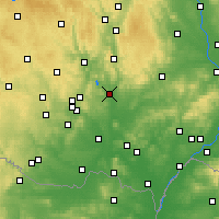 Nearby Forecast Locations - Brno - Map