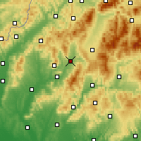 Nearby Forecast Locations - Prievidza - Map