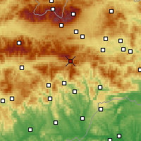 Nearby Forecast Locations - Telgárt - Map