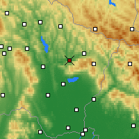 Nearby Forecast Locations - Kamenica nad Cirochou - Map