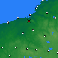Nearby Forecast Locations - Koszalin - Map
