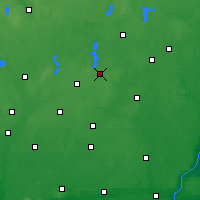 Nearby Forecast Locations - Chojnice - Map