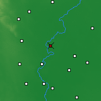 Nearby Forecast Locations - Szolnok - Map