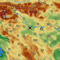 Nearby Forecast Locations - Ljubljana - Map