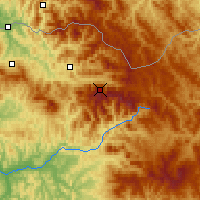 Nearby Forecast Locations - Ineu Mountain - Map