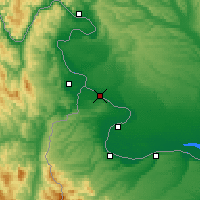 Nearby Forecast Locations - Novo Selo - Map
