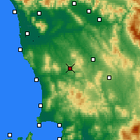 Nearby Forecast Locations - Volterra - Map