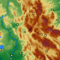 Nearby Forecast Locations - Monte Terminillo - Map