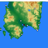Nearby Forecast Locations - Cagliari - Map