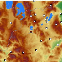 Nearby Forecast Locations - Kastoria - Map