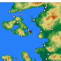 Nearby Forecast Locations - Lesbos - Map