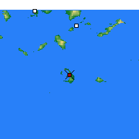 Nearby Forecast Locations - Santorini - Map