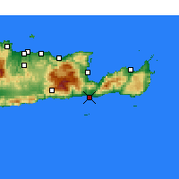 Nearby Forecast Locations - Ierapetra - Map