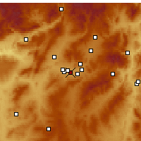 Nearby Forecast Locations - Guvercinlik - Map