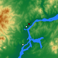 Nearby Forecast Locations - Solnechnyy - Map