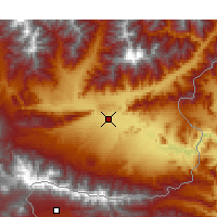Nearby Forecast Locations - Jalalabad - Map
