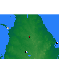 Nearby Forecast Locations - Vavuniya - Map