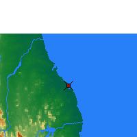 Nearby Forecast Locations - Batticaloa - Map