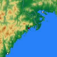 Nearby Forecast Locations - Sonbong - Map