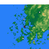 Nearby Forecast Locations - Mokpo - Map