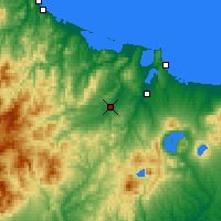 Nearby Forecast Locations - Kitami - Map