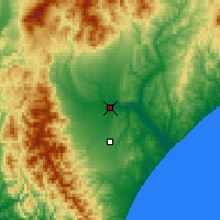 Nearby Forecast Locations - Obihiro - Map
