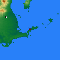 Nearby Forecast Locations - Nemuro - Map