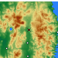 Nearby Forecast Locations - Morioka - Map