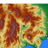 Nearby Forecast Locations - Kōfu - Map