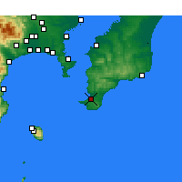 Nearby Forecast Locations - Tateyama - Map