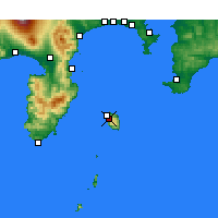 Nearby Forecast Locations - Oshima - Map