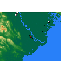 Nearby Forecast Locations - Nam Định - Map