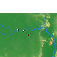 Nearby Forecast Locations - Pakse - Map
