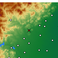 Nearby Forecast Locations - Quyang - Map