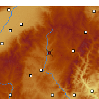 Nearby Forecast Locations - Yushe - Map