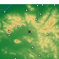 Nearby Forecast Locations - Laiwu - Map