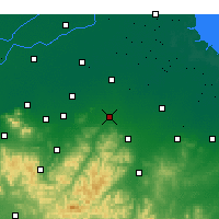 Nearby Forecast Locations - Linzi - Map