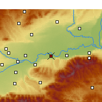 Nearby Forecast Locations - Weinan - Map