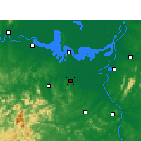 Nearby Forecast Locations - Yiyang - Map