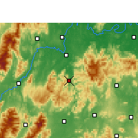 Nearby Forecast Locations - Shuangpai - Map