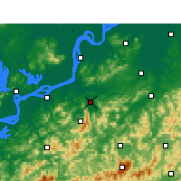 Nearby Forecast Locations - Qingyang/ANH - Map