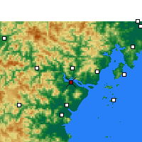Nearby Forecast Locations - Wenzhou - Map