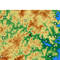 Nearby Forecast Locations - Minqing - Map